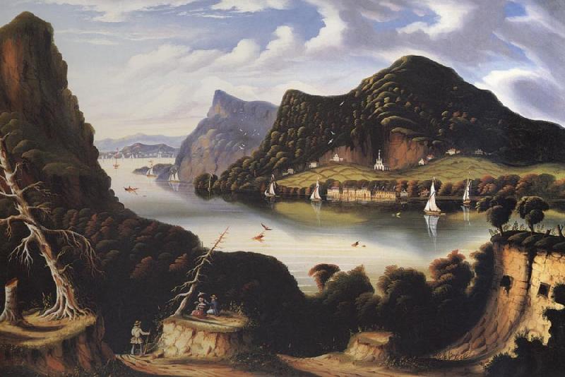 Thomas Chambers View of Cold Spring and Mount Taurus about 1850 oil painting picture